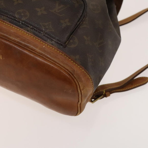LOUIS VUITTON Monogram Montsouris MM Backpack M51136 LV Auth 138444
