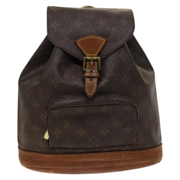 LOUIS VUITTON Monogram Montsouris MM Backpack M51136 LV Auth 138444
