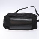 GUCCI Bamboo Hand Bag Nylon 2way Black Silver 000 2404 0509 Auth 138453-5