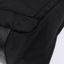 GUCCI Bamboo Hand Bag Nylon 2way Black Silver 000 2404 0509 Auth 138453-9