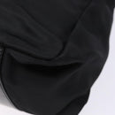 GUCCI Bamboo Hand Bag Nylon 2way Black Silver 000 2404 0509 Auth 138453-17