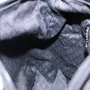 GUCCI Bamboo Hand Bag Nylon 2way Black Silver 000 2404 0509 Auth 138453-21