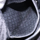 GUCCI Bamboo Hand Bag Nylon 2way Black Silver 000 2404 0509 Auth 138453-22