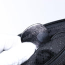 GUCCI Bamboo Hand Bag Nylon 2way Black Silver 000 2404 0509 Auth 138453-12