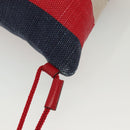 GUCCI Backpack Canvas Blue Red 473872 Auth 138454-11