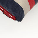 GUCCI Backpack Canvas Blue Red 473872 Auth 138454-13