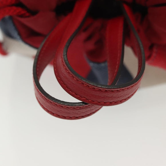 GUCCI Backpack Canvas Blue Red 473872 Auth 138454