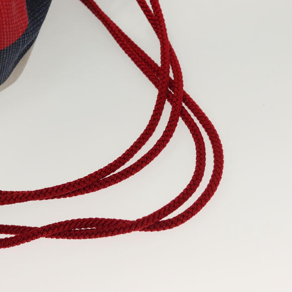 GUCCI Backpack Canvas Blue Red 473872 Auth 138454