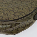 CELINE C Sulky Shoulder Bag PVC Beige Gold Auth 138455-13