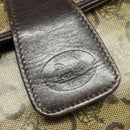 CELINE C Sulky Shoulder Bag PVC Beige Gold Auth 138455-14