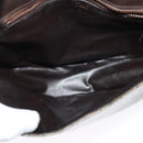 CELINE C Sulky Shoulder Bag PVC Beige Gold Auth 138455-17