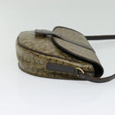 CELINE C Sulky Shoulder Bag PVC Beige Gold Auth 138455-5