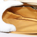 CELINE Shoulder Bag Leather Ivory Gold Auth 138458-19