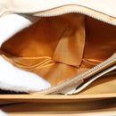 CELINE Shoulder Bag Leather Ivory Gold Auth 138458-21