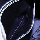 FENDI Zucchino Canvas Tote Bag Navy Silver Auth 138460-22