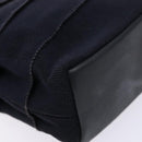 Salvatore Ferragamo Vala Hand Bag Canvas Black Gold Auth 138464-14
