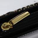 BURBERRY Nova Check Shoulder Bag Wool Brown Gold Auth 138465-10