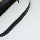 BURBERRY Nova Check Shoulder Bag Wool Brown Gold Auth 138465-7