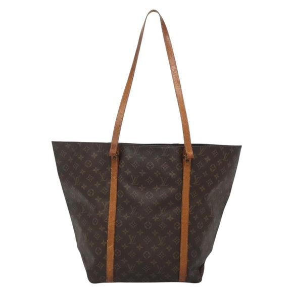 LOUIS VUITTON Monogram Sac Shopping GM Tote Bag M51110 LV Auth 138468