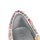 CHANEL Sneakers Tweed Multicolor CC Auth 138473M-18
