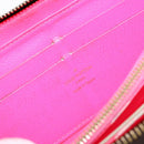 LOUIS VUITTON Monogram Graffiti Zippy Long Wallet Pink M93710 LV Auth 138475-14