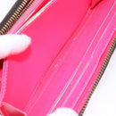 LOUIS VUITTON Monogram Graffiti Zippy Long Wallet Pink M93710 LV Auth 138475-21