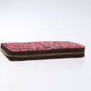 LOUIS VUITTON Monogram Graffiti Zippy Long Wallet Pink M93710 LV Auth 138475-6