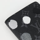 LOUIS VUITTON Monogram Eclipse (LV x YK) Portefeuille Plaza M81932 Auth 138477M-8