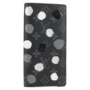 LOUIS VUITTON Monogram Eclipse (LV x YK) Portefeuille Plaza M81932 Auth 138477M-13