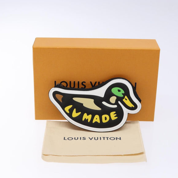 LOUIS VUITTON Damier Giant LV Made NIGO Pochette Cles Coin N60388 LV Auth 138478