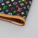 LOUIS VUITTON Multicolor Agenda PM Day Planner Cover Black R20895 Auth 138483-15