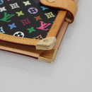 LOUIS VUITTON Multicolor Agenda PM Day Planner Cover Black R20895 Auth 138483-7