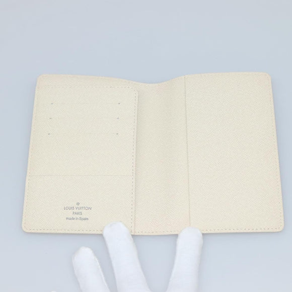 LOUIS VUITTON Damier Azur Couvel Tulle Passopole Case N60032 LV Auth 138484