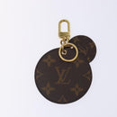 LOUIS VUITTON Reverse Giant Porte Cles Illustre Charm Gold M69317 Auth 138485-13