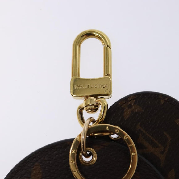 LOUIS VUITTON Reverse Giant Porte Cles Illustre Charm Gold M69317 Auth 138485