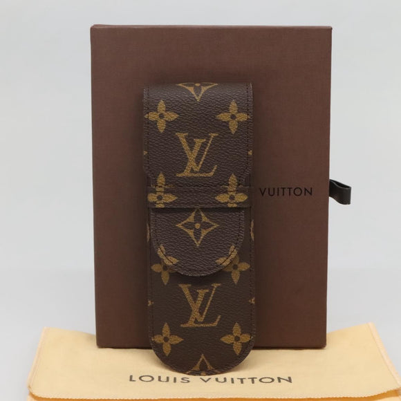 LOUIS VUITTON Monogram Etui Stilo Pen Case M62990 LV Auth 138486