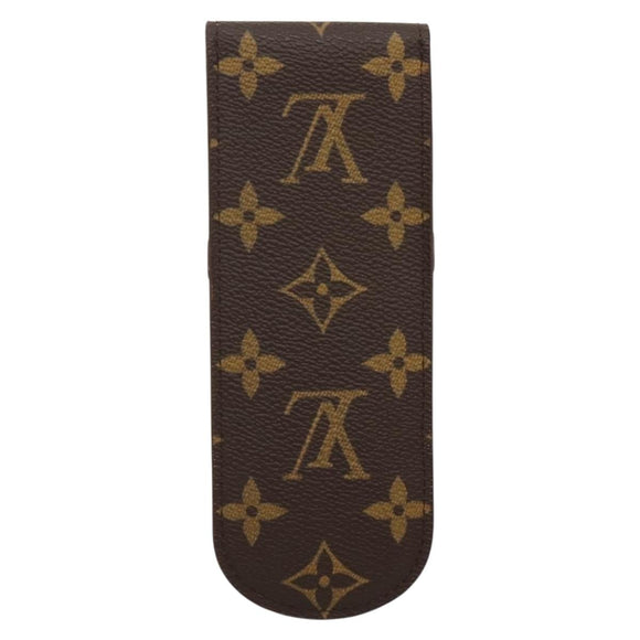 LOUIS VUITTON Monogram Etui Stilo Pen Case M62990 LV Auth 138486