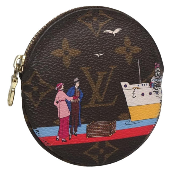 LOUIS VUITTON Monogram Pacific Cruise Porte Monnaie Ron Coin M62142 Auth 138487