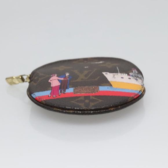 LOUIS VUITTON Monogram Pacific Cruise Porte Monnaie Ron Coin M62142 Auth 138487