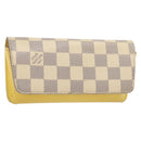 LOUIS VUITTON Damier Azur Etui Lunette Woody Glasses Case GI0388 LV Auth 138488-1
