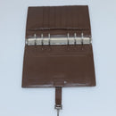 GUCCI GG Canvas Jackie Day Planner Cover Beige Silver 29961 Auth 138492-9