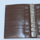 GUCCI GG Canvas Jackie Day Planner Cover Beige Silver 29961 Auth 138492-17