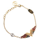 LOUIS VUITTON Brassley Essential V California Armband Goud M69580 Auth 138494-1