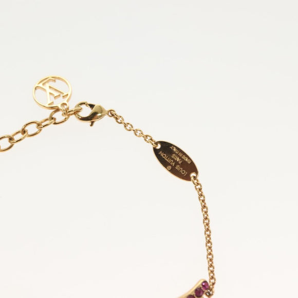 LOUIS VUITTON Brassley Essential V California Armband Goud M69580 Auth 138494