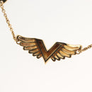 LOUIS VUITTON Brassley Essential V California Bracelet Gold M69580 Auth 138494-7