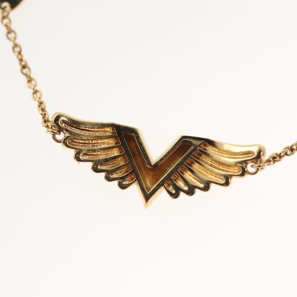 LOUIS VUITTON Brassley Essential V California Armband Goud M69580 Auth 138494