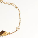 LOUIS VUITTON Brassley Essential V California Bracelet Gold M69580 Auth 138494-8