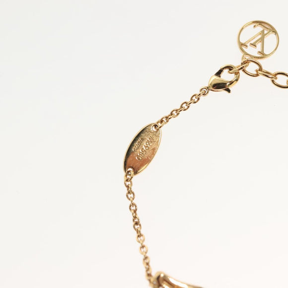 LOUIS VUITTON Brassley Essential V California Bracelet Gold M69580 Auth 138494