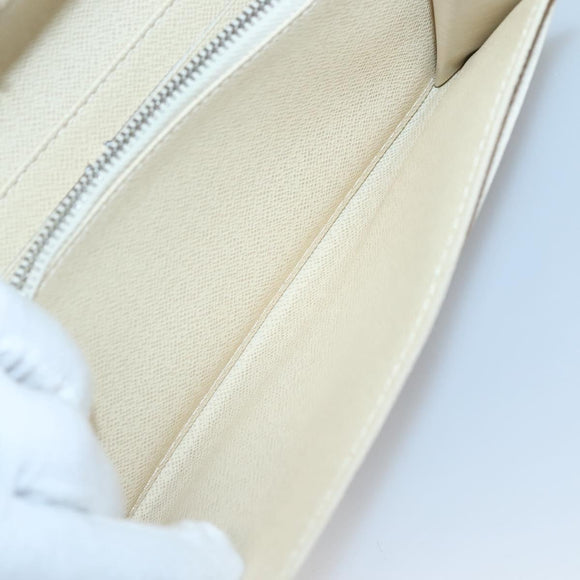 LOUIS VUITTON Damier Azur Portefeuille Sarah Long Wallet N61735 LV Auth 138500