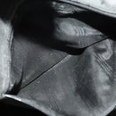 GUCCI Bamboo Shoulder Bag Suede 2way Black Gold 01 1705 1577 Auth 138502-20